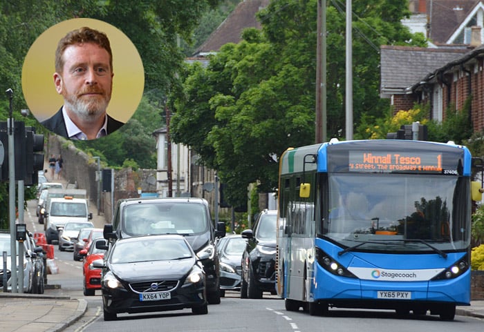 cllr. malcolm wallace comments on electric buses in winchester